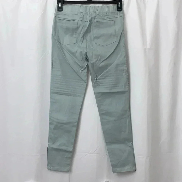 Women’s Umgee Washed Motto Jeggings With Pintuck & Zipper Detail Size Large NWT - Picture 6 of 9